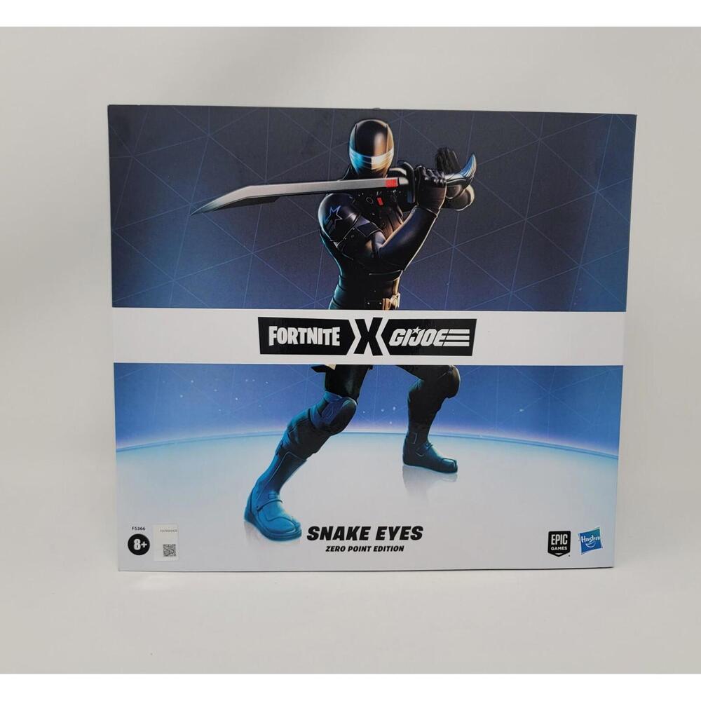Hasbro GI Joe x Fortnite Snake Eyes Zero Point Edition Action Figure NIB‎ Sealed